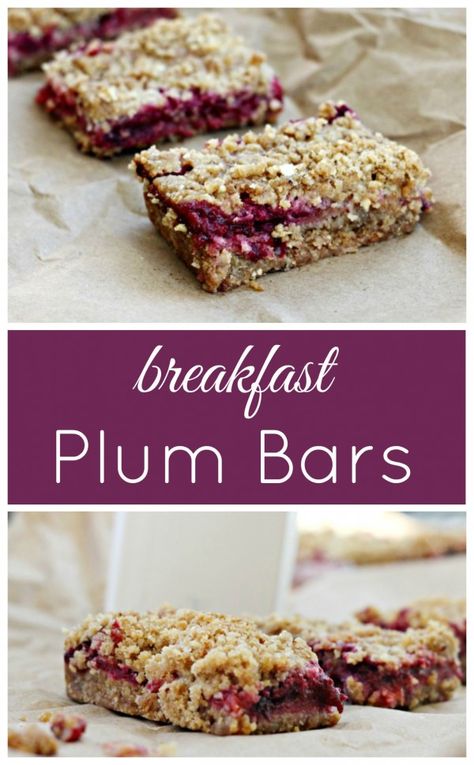 Plum Breakfast, Plum Ideas, Easy Breakfast On The Go, Plum Dessert, Toffee Crisp, Canned Plums, Healthy Cakes, Plum Recipes, Sweet Corner