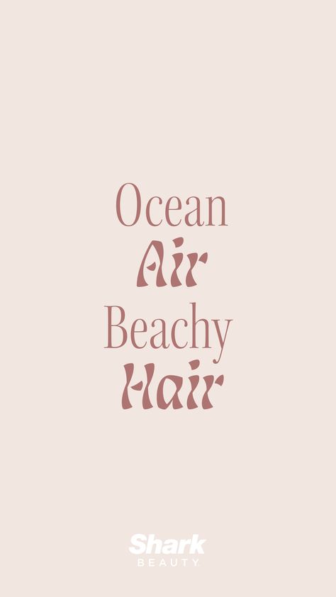 Ocean air, beachy hair Quotes Waves, Salty Hair Quotes, Summer Phone Wallpaper, Beachy Quotes, Ocean Air Salty Hair, Summer Phone, Beachy Hair, Summer Wallpapers, Ocean Air