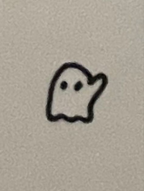 Sister Ghost Tattoos, Ghost Puppy Tattoo, Small Ghost Tattoo Ideas, Misguided Ghosts Tattoo, Ghost Tattoos Simple, Pheobe Bridgers Tattoo Ideas, Phoebe Bridgers Ghost, Hope Tattoos, Phoebe Bridgers Tattoo