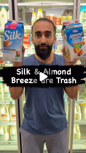 Wasim Syed on Instagram: "🚫 Stay away from popular almond milk brands like Silk and Almond Breeze! 🚫 They contain terrible ingredients and fillers like gums, natural flavors, synthetic vitamins, and even seed oils. 😱 Instead, swap them out for these cleaner options: 
✨ @califiafarms Organic Almond Milk 
✨ @malkorganics Almond Milk 
✨ @threetreesfoods Almond Milk 
✨ @newbarnorganics Regenerative Organic
Your body will thank you! 🙌🌱. 🎥 by @duggychef #almondmilk #almondbreeze #plantbasedmilk" How To Use Almond Milk, Vanilla Almond Milk Recipes, Almond Milk Brands, Organic Almond Milk, Califia Farms, Almond Milk Recipes, Organic Valley, Milk Brands, Almond Breeze