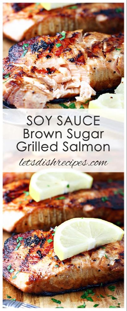 Grilled Salmon Recipe, Sweet Soy Sauce, Grilled Fish Recipes, Recipe Salmon, Fish Recipes Baked, Salmon Soy Sauce, Grilled Salmon Recipes, Garlic Butter Salmon, Butter Salmon