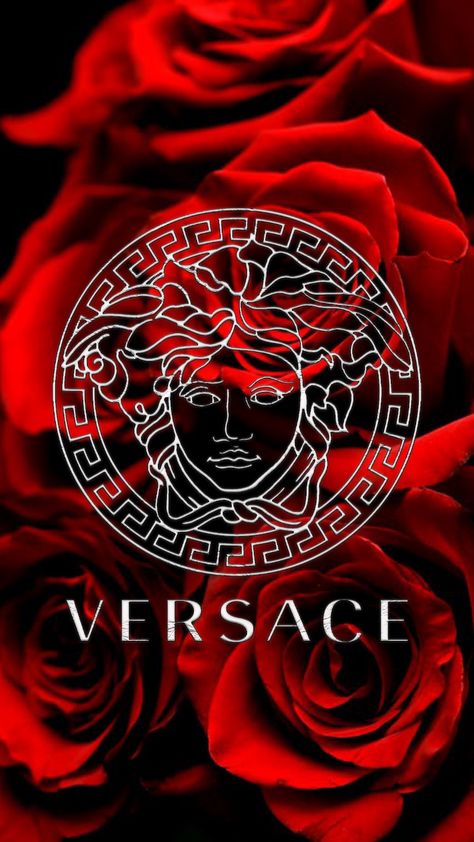 Vercase Wallpapers, Versace Wallpaper Iphone, Versace Logo Wallpapers, Iphone Wallpaper Fashion, Red Versace, Gucci Wallpaper Iphone, Versace Wallpaper, Chanel Wallpapers, Supreme Wallpaper