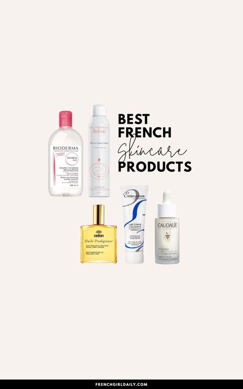 10 Best French Skincare Products French Moisturizer, French Skincare Routine, French Skincare Products, Bioderma Sensibio, French Pharmacy, French Skincare, Extra Dry Skin, Morning Skincare, Top Skin Care Products