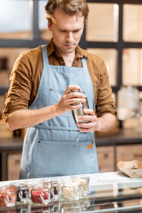 Seller making ice cream with toppings by RossHelen. Salesman mixing different ice cream toppings for sprinkling on the chocolate ice cream at the shop, close-up #Sponsored #cream, #toppings, #RossHelen, #Seller Ice Cream With Toppings, Ice Cream Seller, Graphic Art Black And White, Making Ice Cream, Ice Cream Toppings, Make Ice Cream, Chocolate Ice, Chocolate Ice Cream, Art Black And White