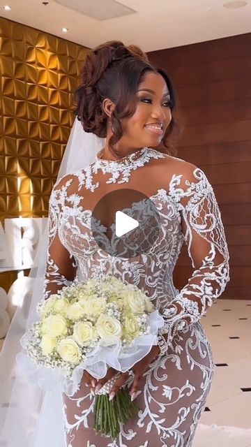 Pistisgh Dresses, Bridal Gowns 2024, Africa Wedding Dress, Traditional Dress For Wedding, Dinner Gowns Classy Night, Wedding Dresses Reception, Dinner Gowns Classy, Interracial Wedding Photos, Christian Wedding Dress