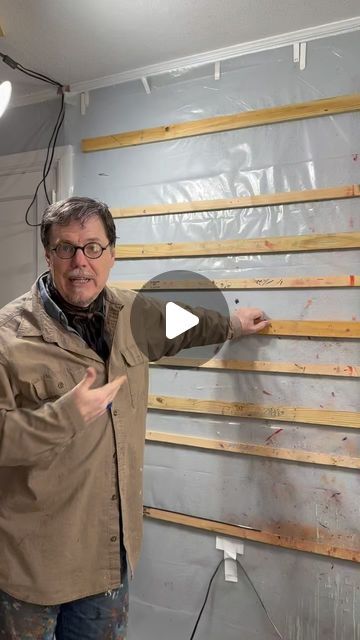 Greg Erway | Western Artist on Instagram: "How to create your own wall easel - French cleat
Top 2 reasons I love it!" Wall Easel Diy Art Studios, Painting Area Ideas, Art Room Ideas Artist Studios, Small Art Studio Ideas, Mini Art Studio, Easel Wall, How To Paint Behind A Toilet, Basement Art, Wall Easel