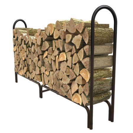 Firewood Racks, Firewood Rack, Log Holder, Wood Rack, Stove Accessories, Into The Wood, Fireplace Tools, Outdoor Heating, Tubular Steel