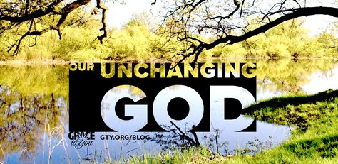 OUR UNCHANGING GOD | We live in a world where morality is constantly evolving. Sins once frowned upon are now celebrated as liberating and legitimate. And those who consider themselves spiritual demand a god who is flexible and accommodating to our shifting moral standards. But Psalm 102:25-27 teaches that God is not susceptible to change. He is unchangeable and unchanging. Unchanging God, God Grace, Isaiah 40 31, Constantly Evolving, Grace To You, Scripture Study, A God, Godly Man, Bible Art