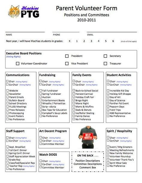 Parent Volunteer Form from our File Exchange!: Parent Volunteer Form, Pto Membership, Pta Volunteer, Pta Board, Pta Membership, Volunteer Quotes, Pta Moms, Pto Today, Volunteer Coordinator