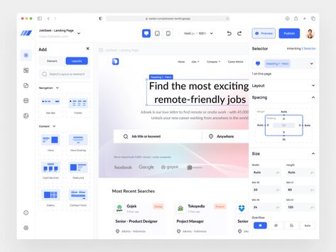 Web Builder - Desktop Apps by Dwiky Setiawan on Dribbble Software Ui Design, Web Forms, Form Builder, Ux Web Design, New Career, Ui Kit, Builder Website, Career Advice, Love Letters