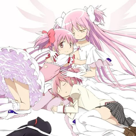 Madoka Magica, Bed, Anime