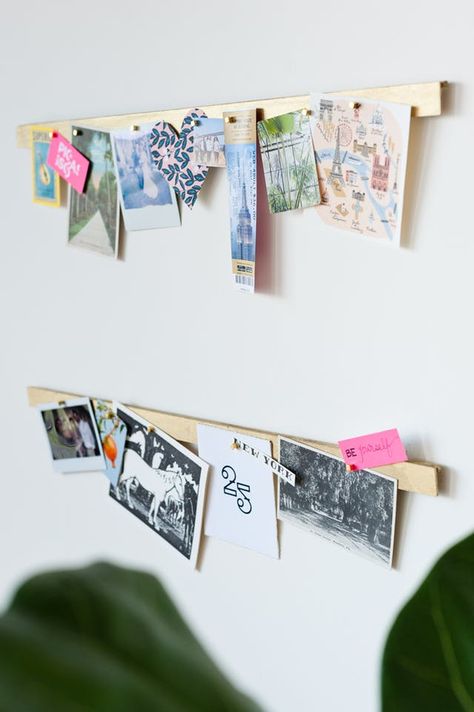 Get Organized with a DIY Magnetic Photo Display | Apartment Therapy Tool Storage Ideas Diy, Tool Storage Ideas, Knife Strip, Magnetic Knife Rack, Storage Ideas Diy, Magnetic Knife Holder, Knife Rack, Can Organizer, Basement Bar