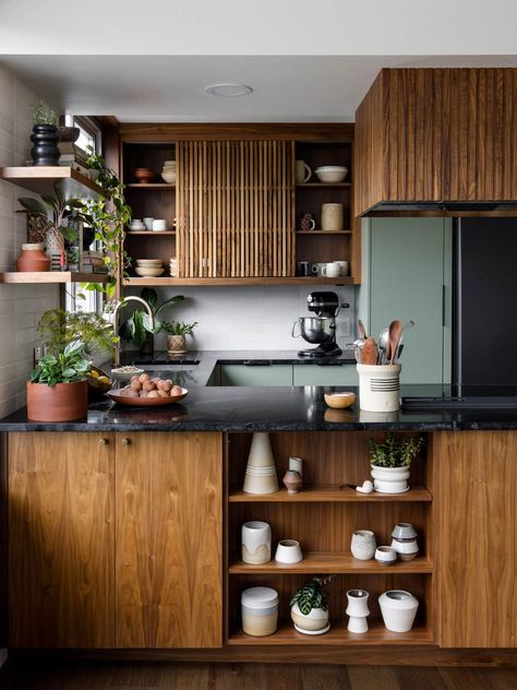 In This Seattle Kitchen, a Walnut “Super Pantry” Saves the Day Super Pantry, Pacific Northwest Interior, Nest Ideas, Seattle Interior Design, Walnut Kitchen, Seattle Homes, Livingstone, Residential Interior Design, Old Kitchen