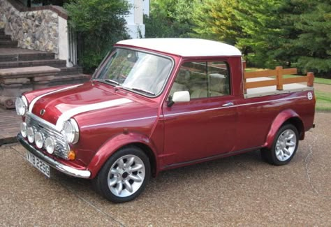 Hemmings Find of the Day – 1969 Mini Cooper S pickup | Hemmings Daily Mini Pickup, Ferrari 348, Unique Vehicles, Tiny Cars, Austin Mini, Audi S5, Cooper S, Mini Car, Mini Trucks