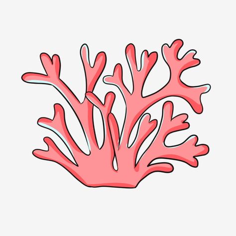 Kindergarten Graduation Crafts, Coral Clipart, Coral Illustration, Coral Pictures, Ocean Clipart, Underwater Background, Fish Background, Hand Clipart, Coral Decor