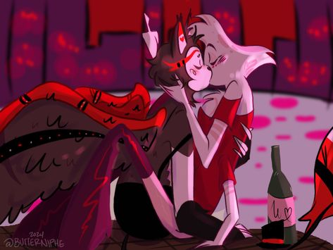 wrenny wren Huskerdust Kiss, Human Huskerdust, Huskerdust Fanart Spicy, Huskerdust Comic, Monster Hotel, Romantic Evening, Retro Cartoons, Force Of Evil, Hotel Art