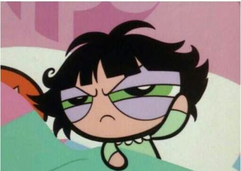 Powerpuff Girls Buttercup sleepy bedhead grumpy mess How i look mornings Buttercup Powerpuff Girl, Powerpuff Kızları, Need Sleep, Powerpuff Girl, Desen Anime, Batman Wallpaper, Cartoon Profile Pictures, Puff Girl, Fete Anime