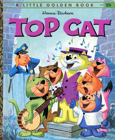 Hanna-Barbera's Top Cat — 1962 Little Golden Book Hanna Barbera Cartoons, Old School Cartoons, Funny Cartoon Pictures, Top Cat, Morning Cartoon, Vintage Cartoons, Golden Books, Cartoon Photo, Back In My Day