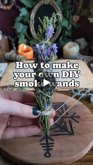 7.1K views · 2.9K reactions | DIY Smoke Wands

I wanted to make my own smoke wand to cleanse the space on the next sabbat, and I'm using the plants growing in my windowsill. 
Have you tried to make your own smoke wands? What herbs do you like to combine? 
And have you ever burned bundles with crystals? I have seen smoke sticks with selenite and candles, and they look gorgeous but... I'm not sure how practical that is.... 🙈🤔

Hope you have had a fantastic weekend!
#witchesofinstagram #witchesofig #wicca #bookofspells #bookofshadows #diy #diycrafts #spirituality #smudge #cleansing | Alba Garcia | Lydia the Bard · Afraid of Quiet (feat. Ben Tomalin) Lavender Smudge Sticks Diy, Diy Sage Smudge Sticks, Diy Smudge Stick, Crystal Wand Diy, Smudge Sticks Diy, Smudge Bundles, Witch Crafts, Zen Life, The Bard