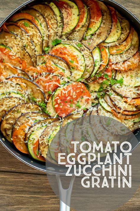 Dinners With Eggplant, Eggplant And Tomatoes Recipes, Things To Make With Eggplant, Eggplant Gratin Recipes, What Can I Make With Eggplant, Dinner With Eggplant, Meals With Eggplant, Zucchini And Eggplant Recipes, Tomato Eggplant Recipes