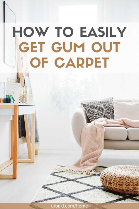 How to Easily Get Gum Out of Carpet How To Get Gum Out Of Carpet, Remove Gum From Carpet, Gum Removal, Everything Ends, Carpet Cleaning Solution, Car Carpet, Cleaning Spray, Home Board, Black Carpet