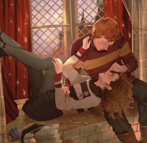 Hermione Granger Fan Art, Hermione Fan Art, Ron Y Hermione, Harry Potter Ron And Hermione, Harry Potter Stories, Harry Potte, Harry Potter Ron, Harry Potter Feels, Harry Potter Artwork