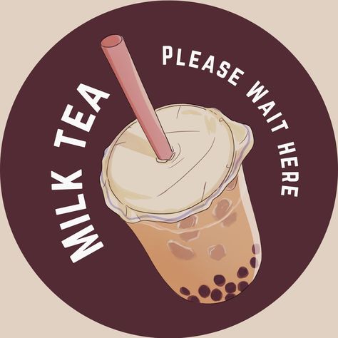 Floor Decal Logo Boba Drink, Milk Tea Logo Design Ideas, Milktea Logo, Coffee Poster Design, Tea Logo, Boba Drink, Cup Logo, Amnesty International, Floor Decal