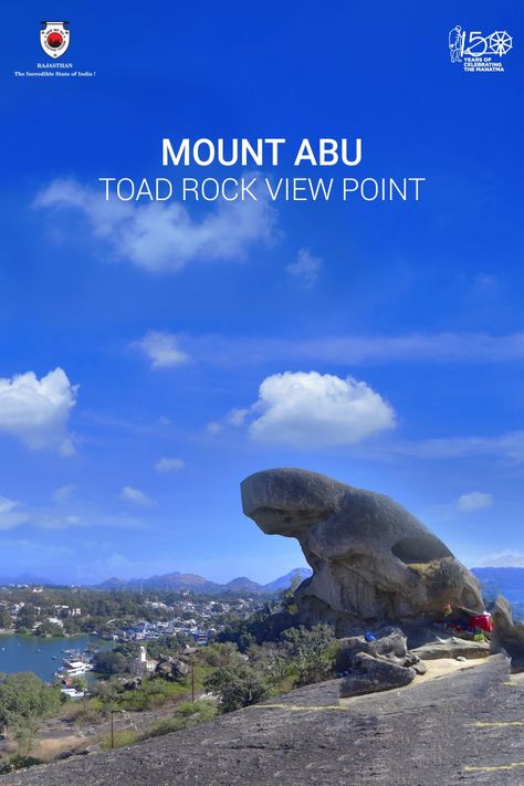 A massive rock structure resembling a toad is a famous tourist spot in Mount Abu. The Nakki Lake below and the greens all around makes it a must-visit destination. Serenity & scenic beauty is waiting for you. Nakki Lake Mount Abu, Mount Abu Snapchat Story, Rock Structure, Mountain Photo Ideas, Mount Abu, View Point, Snapchat Story, Mountain Photos, Scenic Beauty