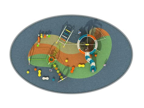 Dream Garden School Play Equipment wholesaler Playground Plan, Playground Top View, Landscape Architecture Diagram, Playgrounds Architecture, Kids Play Equipment, Urban Playground, Creative Kids Rooms, Playground Set, Corporate Interior Design