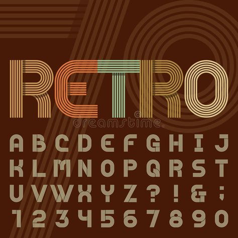 60s Font, Funky Letters, 70s Font, Font Sans Serif, Nature Font, Timeless Font, Groovy Font, Retro Typography, Creative Fonts