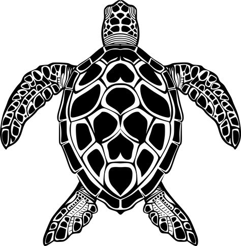 Sea Turtle Pixel Art, Gourd Drawing, Turtle Outline, Maori Designs, Turtle Tattoo, Laser Engraved Ideas, Stencil Ideas, Painting Templates, Sukabumi