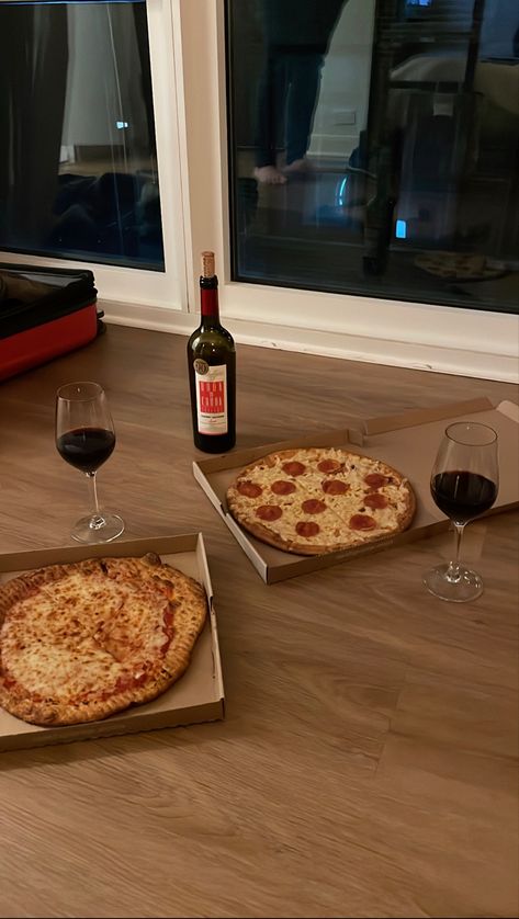 Pizza Wine Aesthetic, Seven Year Slip, The Seven Year Slip Aesthetic, The Seven Year Slip, Ashley Poston, Pizza And Wine, Wine And Pizza, Pizza Aesthetic, Wine Night