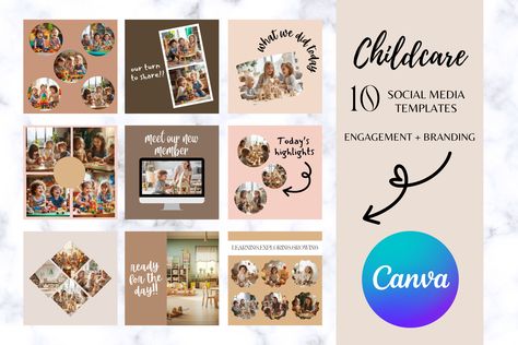 Preschool Social Media, Early Childhood Educator, Instagram Flyer, Canva Instagram Post, Publication Instagram, Social Media Feed, Instagram Canva, Advertise Your Business, Instagram Post Template