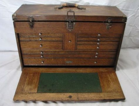 Gerstner Tool Chest Gerstner Tool Chest, Mechanics Tool Chest, Antique Tool Box, Coin Cabinet, Vintage Mechanics, Portable Workstation, Tool Chests, Barn Garage, Tool Boxes