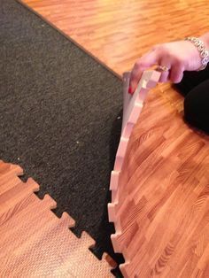 Foam Flooring That Looks Like Wood. Interlocking Foam Mats, Basement Gym, Basement Playroom, Foam Tiles, Sensory Room, Gym Room, Massage Room, Basement Flooring, Foam Mats