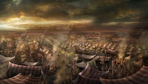 Battle Camp, Military Camp, Dragon Age Rpg, Tent City, Desktop Pictures, Fantasy Adventure, Medieval Fashion, Fantasy Aesthetic, Medieval Fantasy