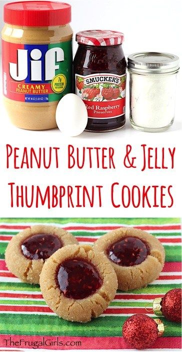 Recipes Using Jelly, Jelly Thumbprint Cookies, Thumbprint Cookies Christmas, Stevia Sugar, Peanut Butter Jelly Cookies, Jam Thumbprint Cookies, Jelly Cookies, Thumbprint Cookies Recipe, Nutella Brownies