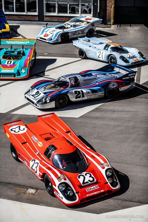 Classic Race Cars, Porsche Sports Car, Porsche Motorsport, Porsche 917, Classic Racing Cars, Vw Porsche, Vintage Porsche, Classic Sports Cars, Porsche Cars