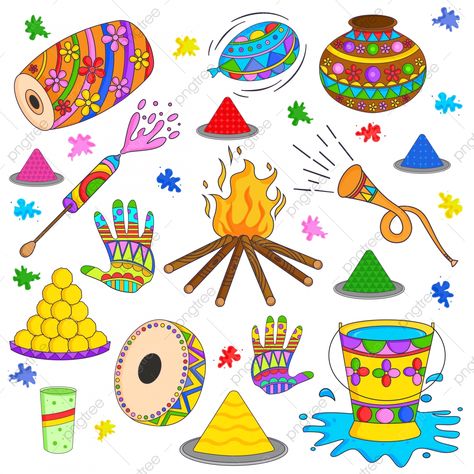 Holi Doodle, Holi Stickers, Holi Vector, Holi Decoration, Festival Stickers, Holi Drawing, Graphic Watercolor, Cool Colorful Backgrounds, Happy Doodle