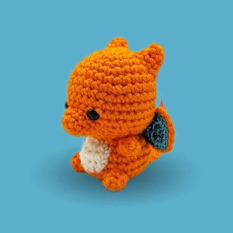 Crochet Cyndaquil, Charizard Crochet, Crochet Charizard, Charizard Crochet Pattern Free, Crochet Pokemon, Pokemon Craft, Crochet Design Pattern, Amigurumi Free Pattern, Crochet Designs