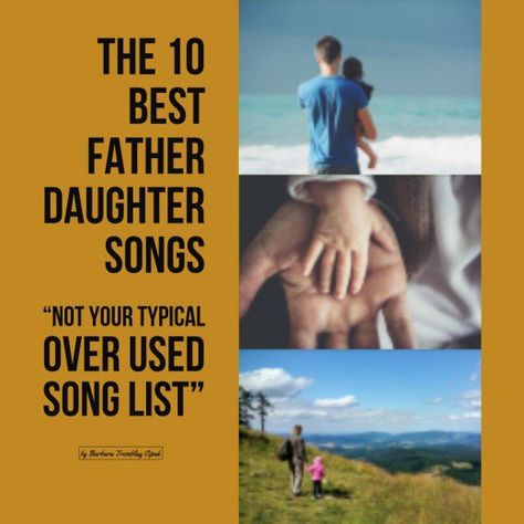 The 10 Best Father Daughter Songs that aren't found on your typical song list. If you need a father daughter song for a wedding, birthday, memorial or other event be sure to check out this list of unsuspecting songs. Some new, some old, all awesome. #fatherdaughter #weddingdance #songs #fatherdaughtersongs #music Songs About Dads, Father Daughter Songs, Father Songs, Father Daughter Dance Songs, Country Wedding Songs, Wedding Song List, Daughter Songs, Best Father, Funny Wedding Photos