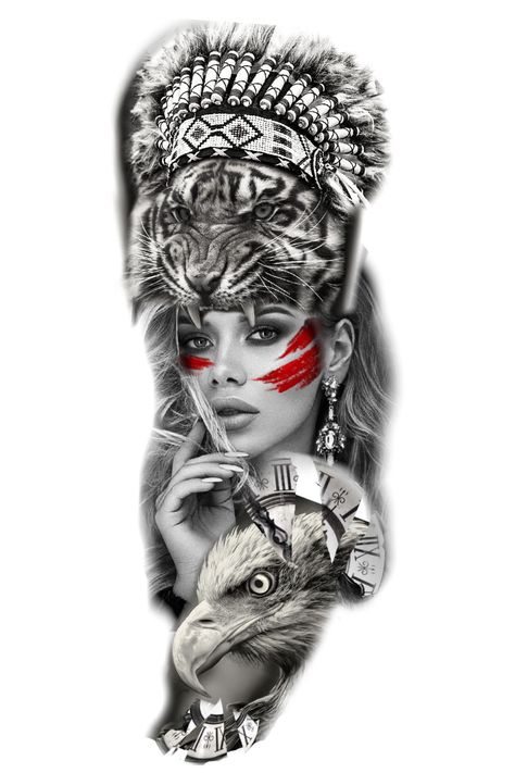 205+ Indian Tattoo Designs (2023) - TattoosBoyGirl Tattoo Outfit, Tattoo Practice Stencils, Indian Tattoo Design, Half Sleeve Tattoo Stencils, Warrior Tattoo Sleeve, Female Warrior Tattoo, Animal Sleeve Tattoo, Egyptian Tattoo Sleeve, Animal Sleeve