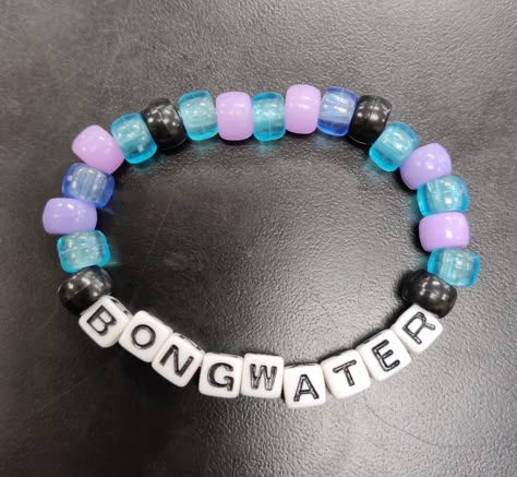 Kandi Bracelets Word Ideas, Green Kandi Bracelets, Funny Words To Put On Bracelets, Candi Bracelet Idea, Funny Things To Put On Bracelets, Diy Rave Accessories, Kandi Bracelets Cuff, Bead Bracelet Words Ideas Bad, Kandi Sayings