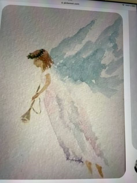 Card Diy Ideas, Christmas Card Diy, Watercolor Christmas Cards Diy, Watercolor Angel, Painted Christmas Cards, Learn Watercolor Painting, Watercolor Paintings For Beginners, Craft Christmas, Christmas Card Art