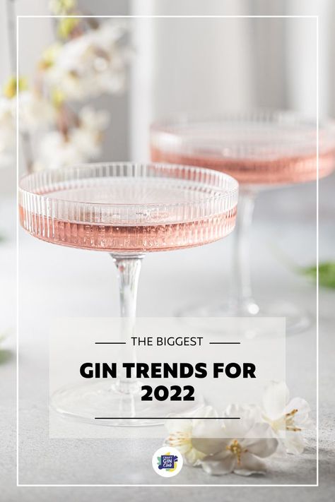 Want to know what's going to be in your gin glass this year? From rosé flavours to aperitivo afternoons with Apreol, we've got all the answers Pink Gin Cocktails, Classic Gin Cocktails, Flavoured Gin, Tea Cocktail, Gin Tasting, Rose Flavored, Craft Gin, Gin Glasses, Tea Cocktails