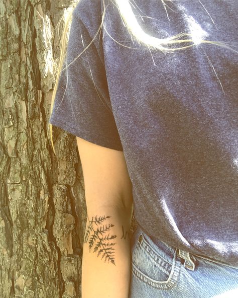 Arm Tattoo Leaves, Griffon Tattoo, Wrapped Around Arm Tattoo, Tattoo Leaves, Natur Tattoo Arm, Around Arm Tattoo, Fern Tattoo, Tattoo Nature, Nature Tattoo