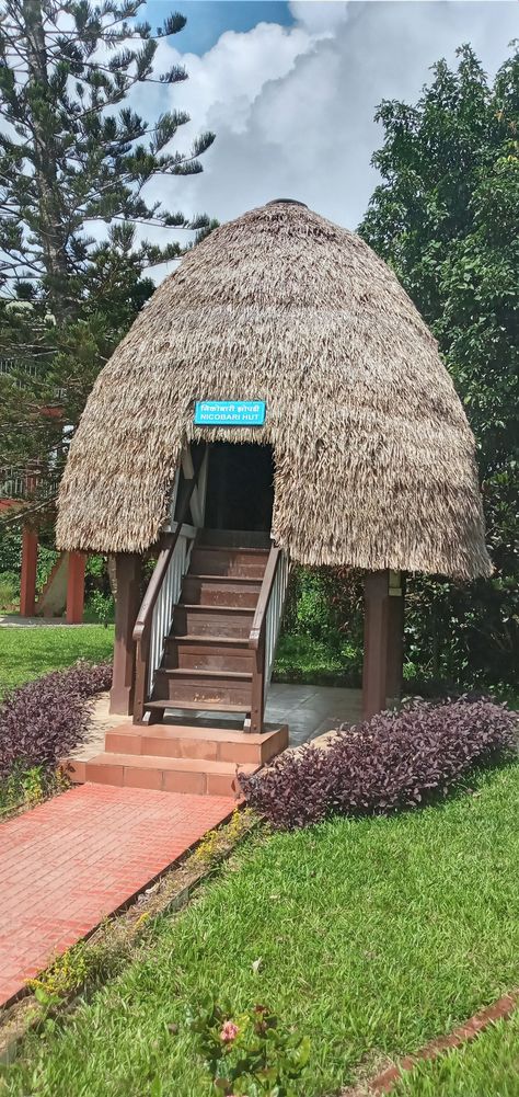 Nicobarese Hut on Mount Manipur Parvat National park. in Port Blair Port Blair, Andaman Islands, Andaman And Nicobar Islands, Tourist Attraction, National Park, National Parks, Travel, Quick Saves