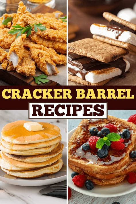 Restaurant Inspired Recipes Breakfast, Copycat Breakfast Recipes, Copycat Restaurant Recipes Breakfast, Cracker Barrel Pancakes, Cracker Barrel Copycat Recipes, Copycat Food, Cracker Barrel Recipes, Restaurant Copycat Recipes, Restaurant Recipes Famous