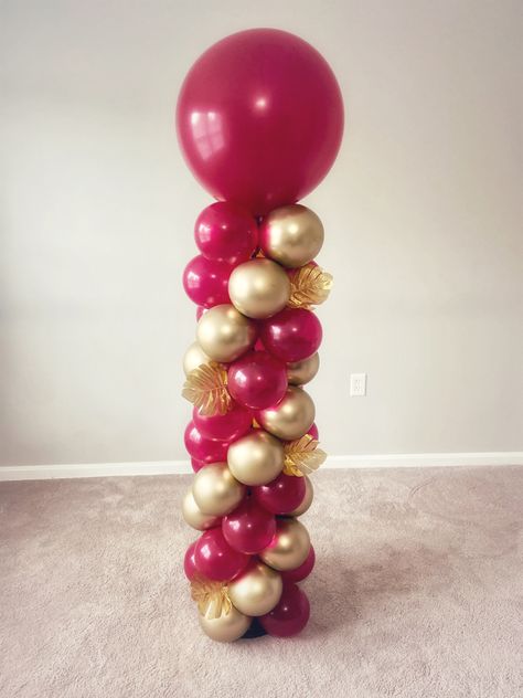 Balloon Pillars Diy Columns Party Ideas, Standing Balloons Decorations, Vertical Balloon Stand, Balloon Decorations Columns, Balloon How To Tutorials, Ballon Column Diy Without Stand, How To Do Balloon Columns, Making Balloon Columns, How To Do Ballons Decoration