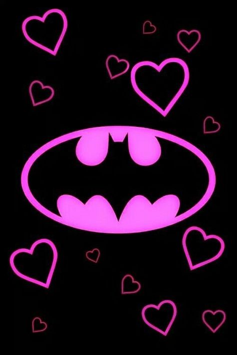 Pink Batman Wallpaper, I Heart Batman, Batwoman Wallpaper, Batman Heart, Lego Batman Wallpaper, I Love Batman, Cold Wallpaper, Batman Valentines, Batman And Spiderman